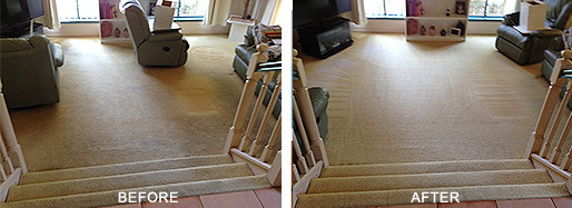 Carpet Cleaning near the Gold Coast - Before and After